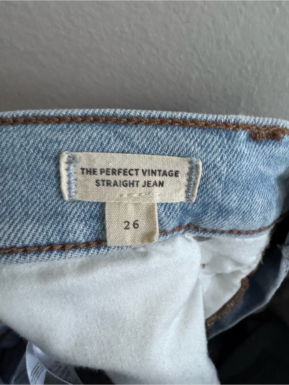Madewell The Perfect Vintage Jean Raebrook Wash Comfort Stretch Size 26 - Picture 14 of 16